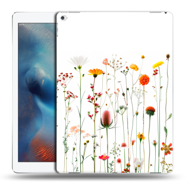 Силиконовый чехол на Ipad Pro с принтом цветы Силиконовый чехол на Ipad Pro с принтом цветы