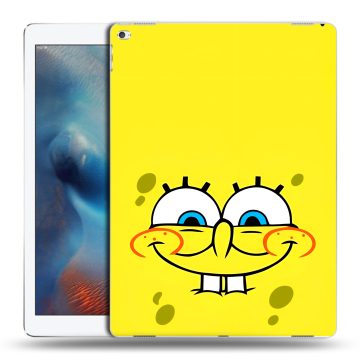 Силиконовый чехол на Ipad Pro с принтом спанчбоб спанч боб