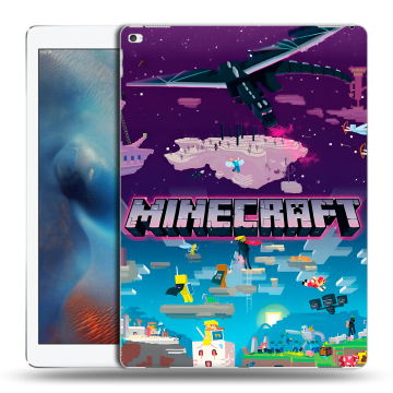 Силиконовый чехол на Ipad Pro с принтом Майнкрафт Minecraft Силиконовый чехол на Ipad Pro с принтом Майнкрафт Minecraft