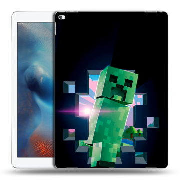 Силиконовый чехол на Ipad Pro с принтом Майнкрафт Minecraft Силиконовый чехол на Ipad Pro с принтом Майнкрафт Minecraft