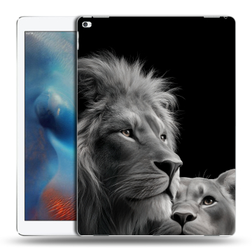 Силиконовый чехол на Ipad Pro с принтом Лев кошки