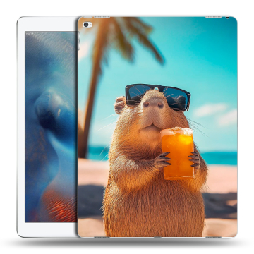 Силиконовый чехол на Ipad Pro с принтом Капибара