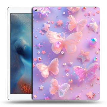 Силиконовый чехол на Ipad Pro с принтом Бабочки
