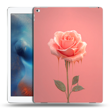 Силиконовый чехол на Ipad Pro с принтом Розовая роза