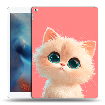 Силиконовый чехол на Ipad Pro с принтом Розовый котенок