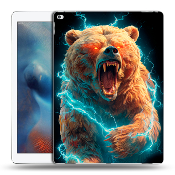 Силиконовый чехол на Ipad Pro с принтом Медведь