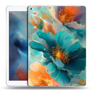 Силиконовый чехол на Ipad Pro с принтом Цветы