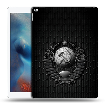 Силиконовый чехол на Ipad Pro с принтом Герб Флаг СССР