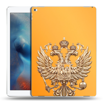Силиконовый чехол на Ipad Pro с принтом Герб Флаг России