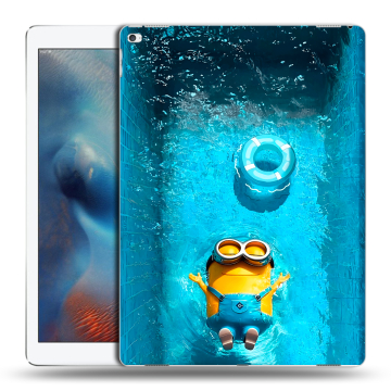 Силиконовый чехол на Ipad Pro с принтом Миньоны Силиконовый чехол на Ipad Pro с принтом Миньоны