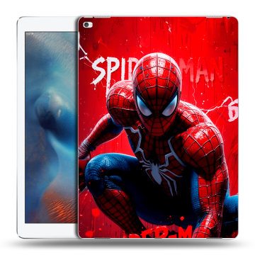Силиконовый чехол на Ipad Pro с принтом Spiderman Человек паук Силиконовый чехол на Ipad Pro с принтом Spiderman Человек паук