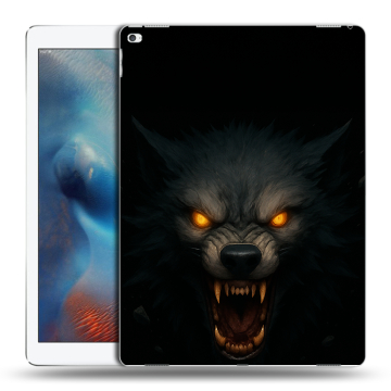 Силиконовый чехол на Ipad Pro с принтом Волк