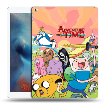 Силиконовый чехол на Ipad Pro с принтом Adventure time Время приключений