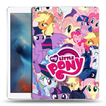 Силиконовый чехол на Ipad Pro с принтом My little pony Дружба чудо