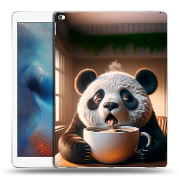 Силиконовый чехол на Ipad Pro с принтом смешная панда Силиконовый чехол на Ipad Pro с принтом смешная панда