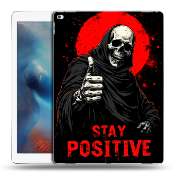 Силиконовый чехол на Ipad Pro с принтом смешной скелет