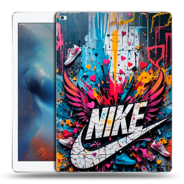 Силиконовый чехол на Ipad Pro с принтом Nike Найк Силиконовый чехол на Ipad Pro с принтом Nike Найк