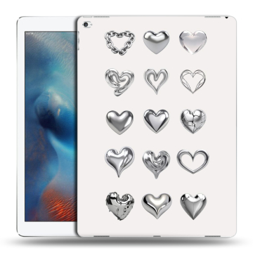 Силиконовый чехол на Ipad Pro с принтом Y2K сердечки Силиконовый чехол на Ipad Pro с принтом Y2K сердечки
