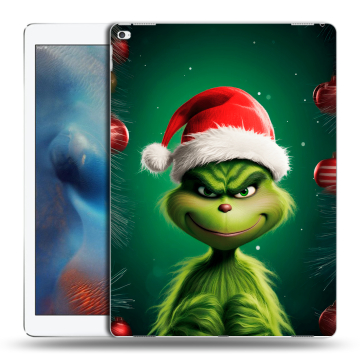 Силиконовый чехол на Ipad Pro с принтом Гринч Новый год Рождество