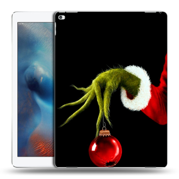 Силиконовый чехол на Ipad Pro с принтом Новый год Гринч