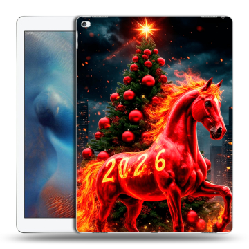Силиконовый чехол на Ipad Pro с принтом Новый год