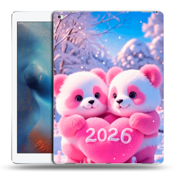 Силиконовый чехол на Ipad Pro с принтом Новый год