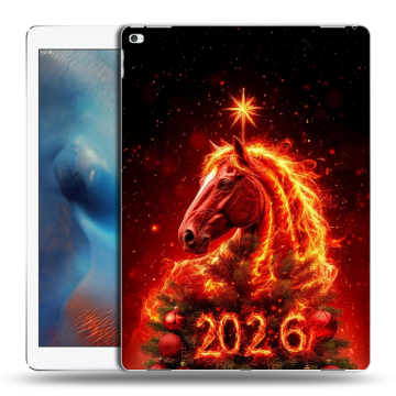 Силиконовый чехол на Ipad Pro с принтом Новый год