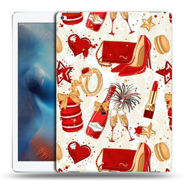 Силиконовый чехол на Ipad Pro с принтом Новый год