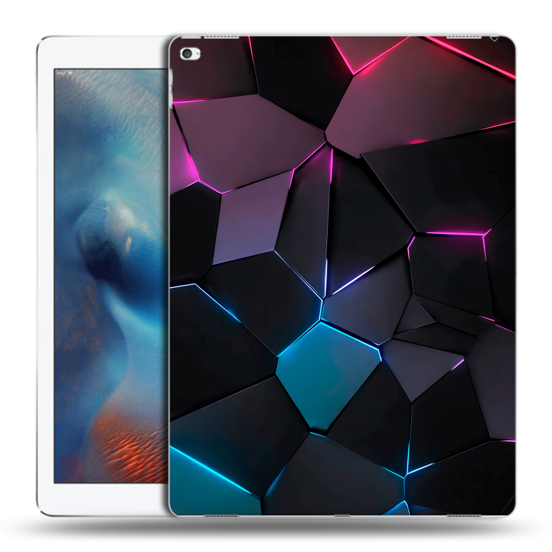 Силиконовый чехол на Ipad Pro с принтом Геометрия неона Силиконовый чехол на Ipad Pro с принтом Геометрия неона