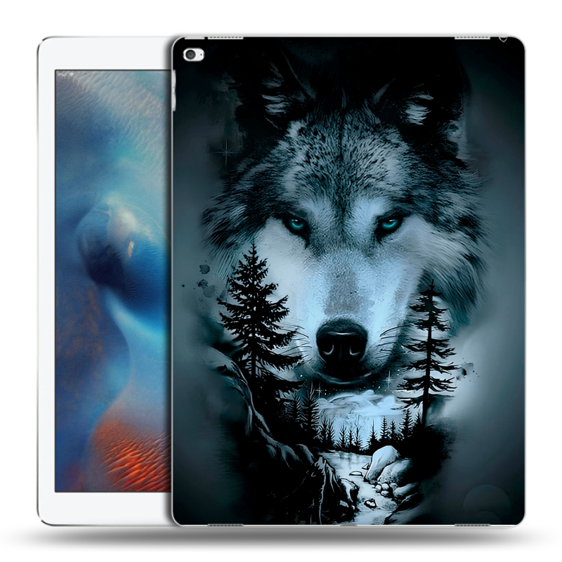 Силиконовый чехол на Ipad Pro с принтом Лесной волк Силиконовый чехол на Ipad Pro с принтом Лесной волк