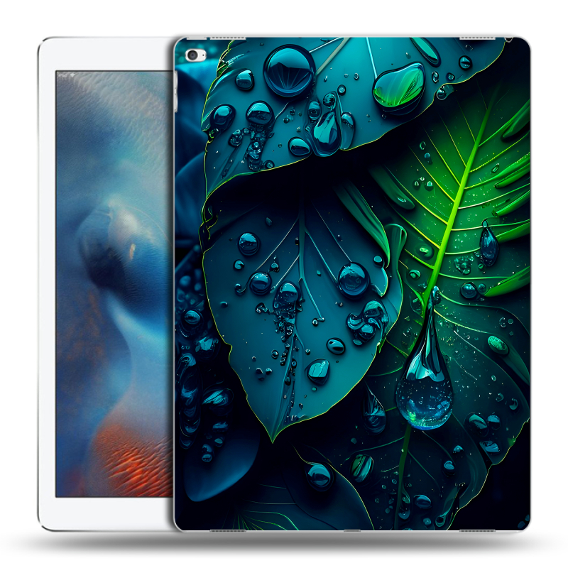 Силиконовый чехол на Ipad Pro с принтом Листья Силиконовый чехол на Ipad Pro с принтом Листья