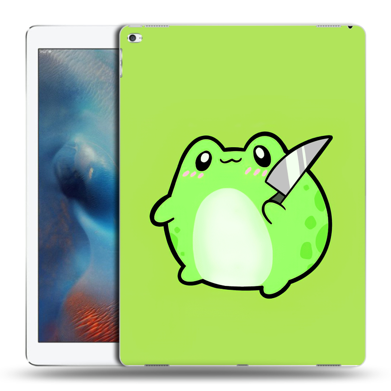 Пластиковый чехол на Ipad Pro с принтом Лягушенок Пластиковый чехол на Ipad Pro с принтом Лягушенок