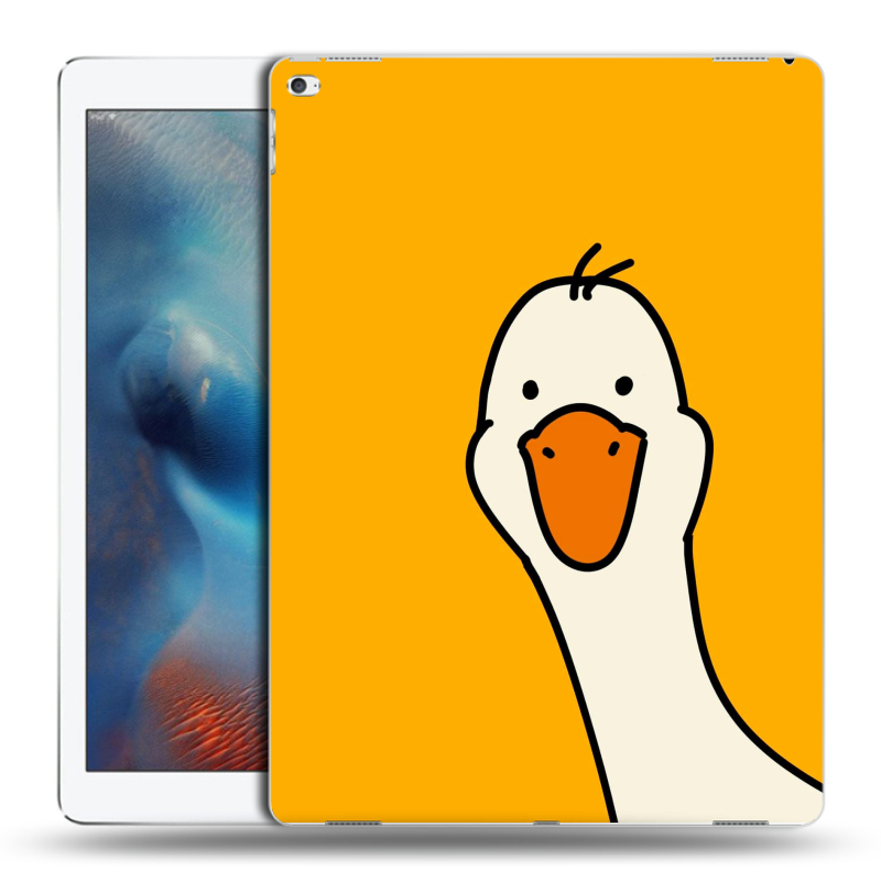Силиконовый чехол на Ipad Pro с принтом Утка Силиконовый чехол на Ipad Pro с принтом Утка