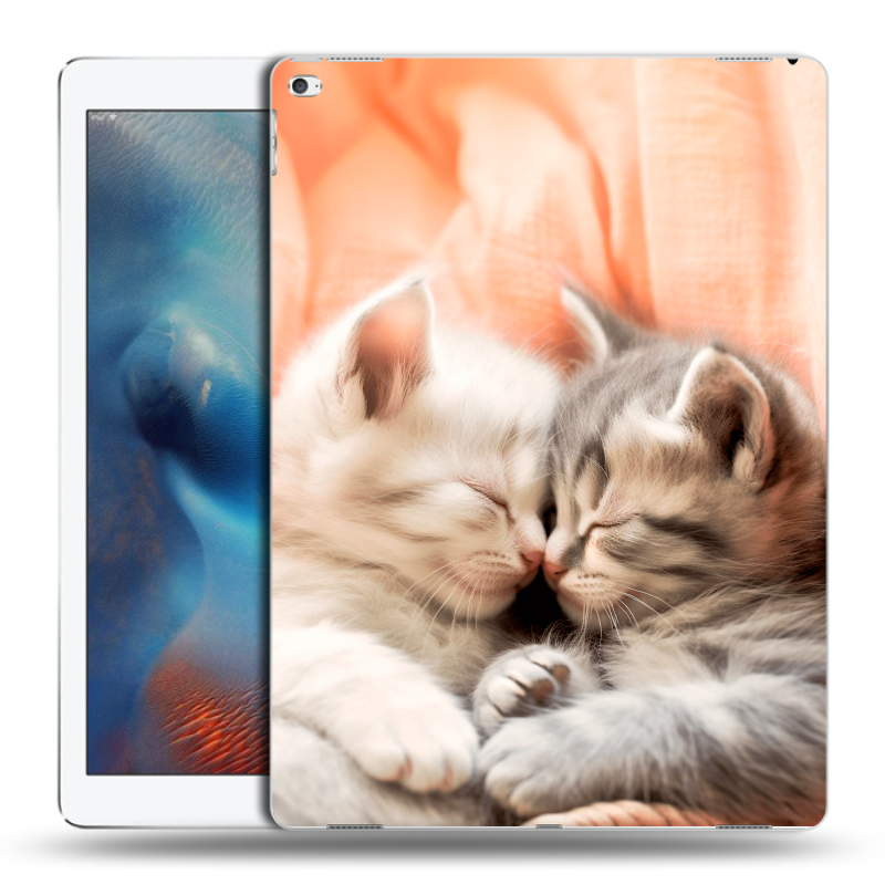 Силиконовый чехол на Ipad Pro с принтом Котята Силиконовый чехол на Ipad Pro с принтом Котята