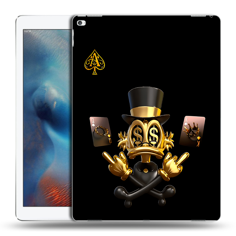 Пластиковый чехол на Ipad Pro с принтом Золотой скрудж макдак Пластиковый чехол на Ipad Pro с принтом Золотой скрудж макдак