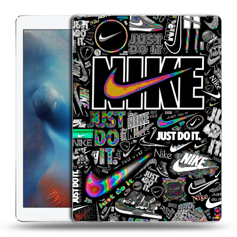 Силиконовый чехол на Ipad Pro с принтом Найк Силиконовый чехол на Ipad Pro с принтом Найк
