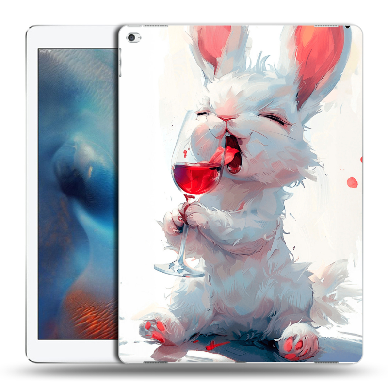 Силиконовый чехол на Ipad Pro с принтом кролик зайчик Силиконовый чехол на Ipad Pro с принтом кролик зайчик