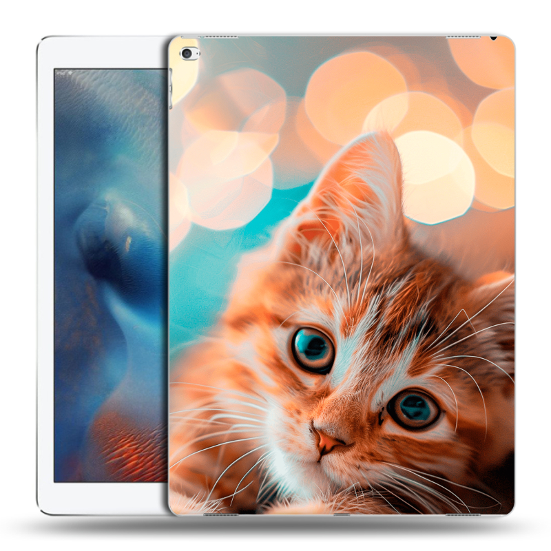 Силиконовый чехол на Ipad Pro с принтом котик Силиконовый чехол на Ipad Pro с принтом котик