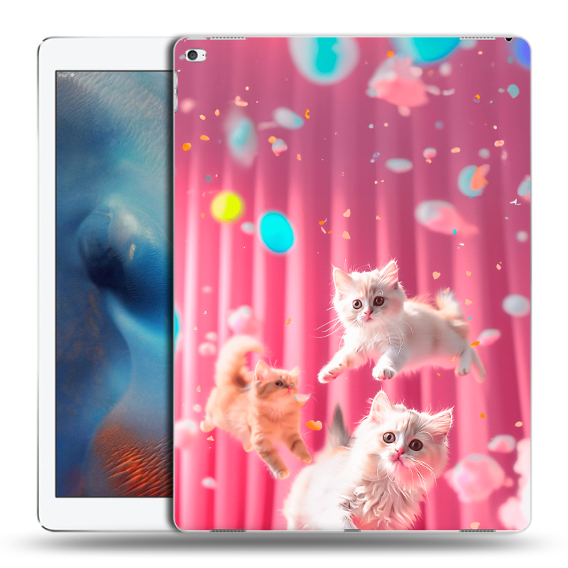 Силиконовый чехол на Ipad Pro с принтом милые котики Силиконовый чехол на Ipad Pro с принтом милые котики