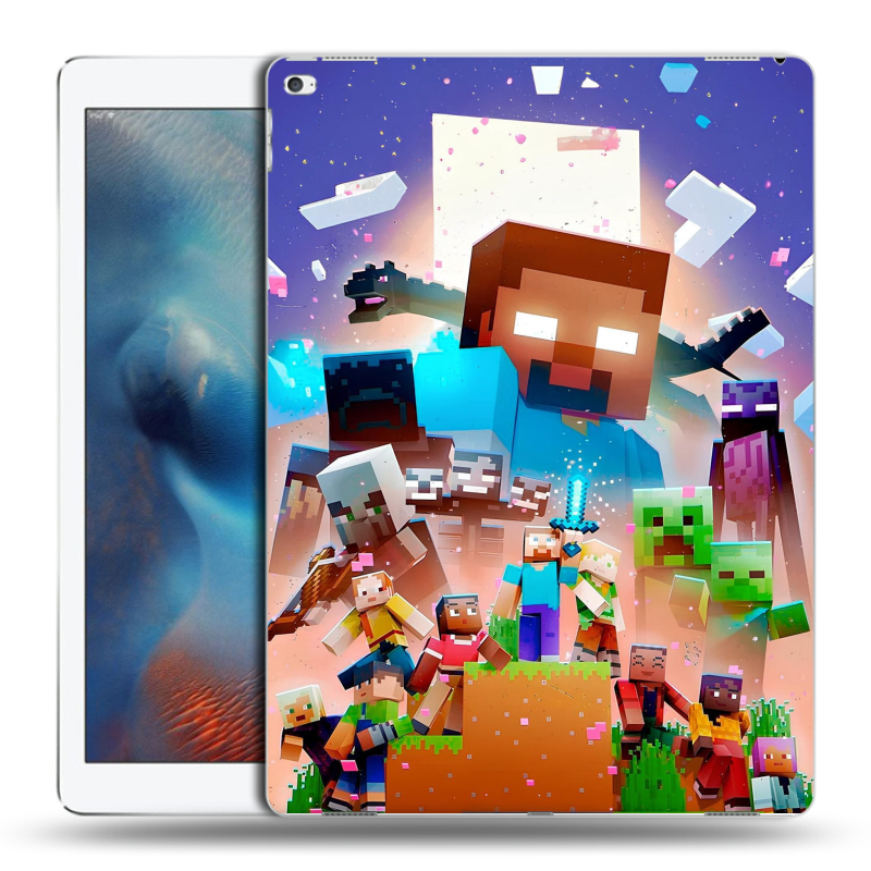 Пластиковый чехол на Ipad Pro с принтом Майнкрафт Minecraft Пластиковый чехол на Ipad Pro с принтом Майнкрафт Minecraft
