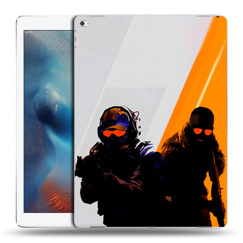 Пластиковый чехол на Ipad Pro с принтом Контер страйк Counter strike Пластиковый чехол на Ipad Pro с принтом Контер страйк Counter strike