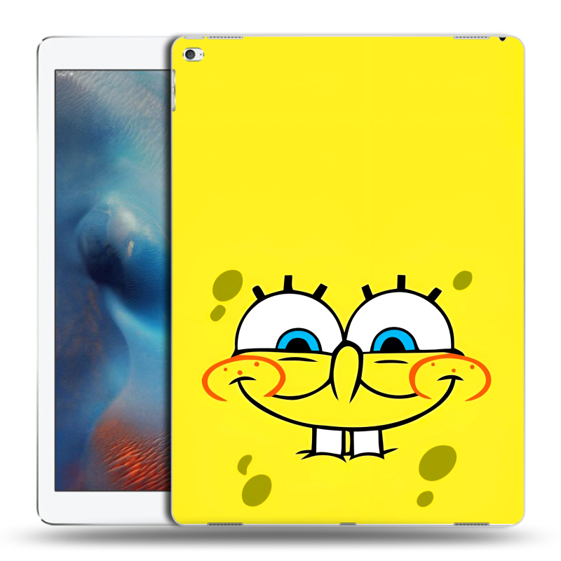 Силиконовый чехол на Ipad Pro с принтом спанчбоб спанч боб Силиконовый чехол на Ipad Pro с принтом спанчбоб спанч боб
