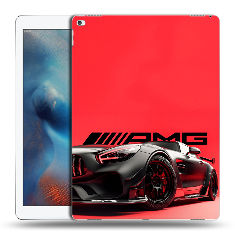 Пластиковый чехол на Ipad Pro с принтом Мерседес Mercedes AMG Пластиковый чехол на Ipad Pro с принтом Мерседес Mercedes AMG