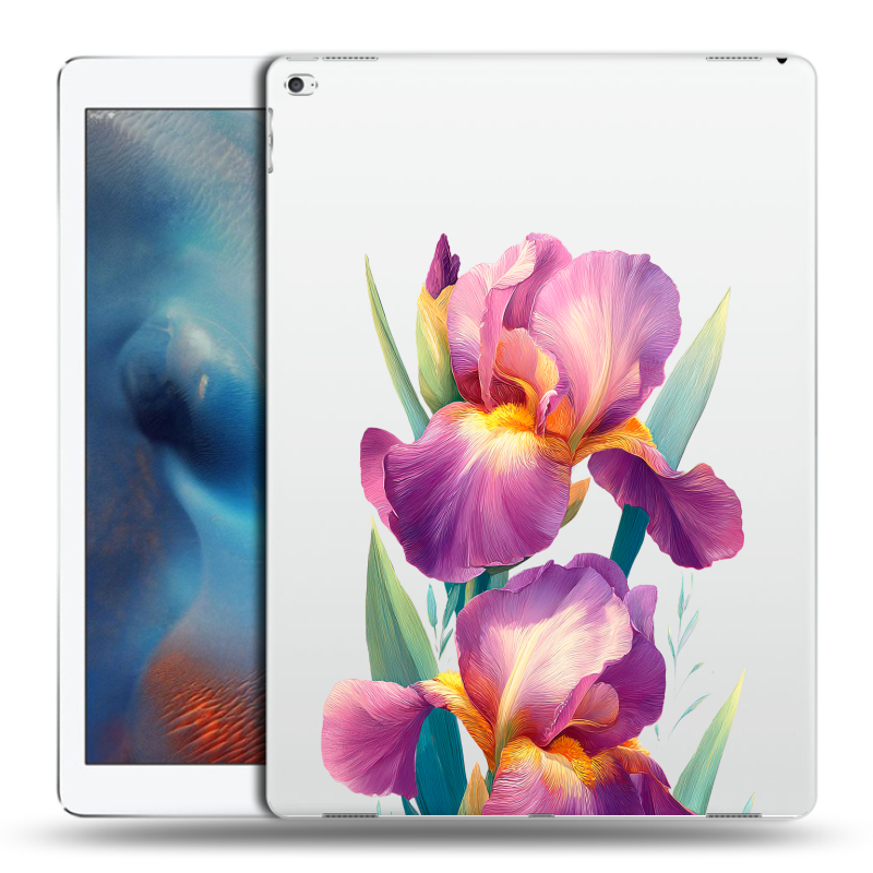 Пластиковый чехол на Ipad Pro с принтом Цветы орхидеи Пластиковый чехол на Ipad Pro с принтом Цветы орхидеи
