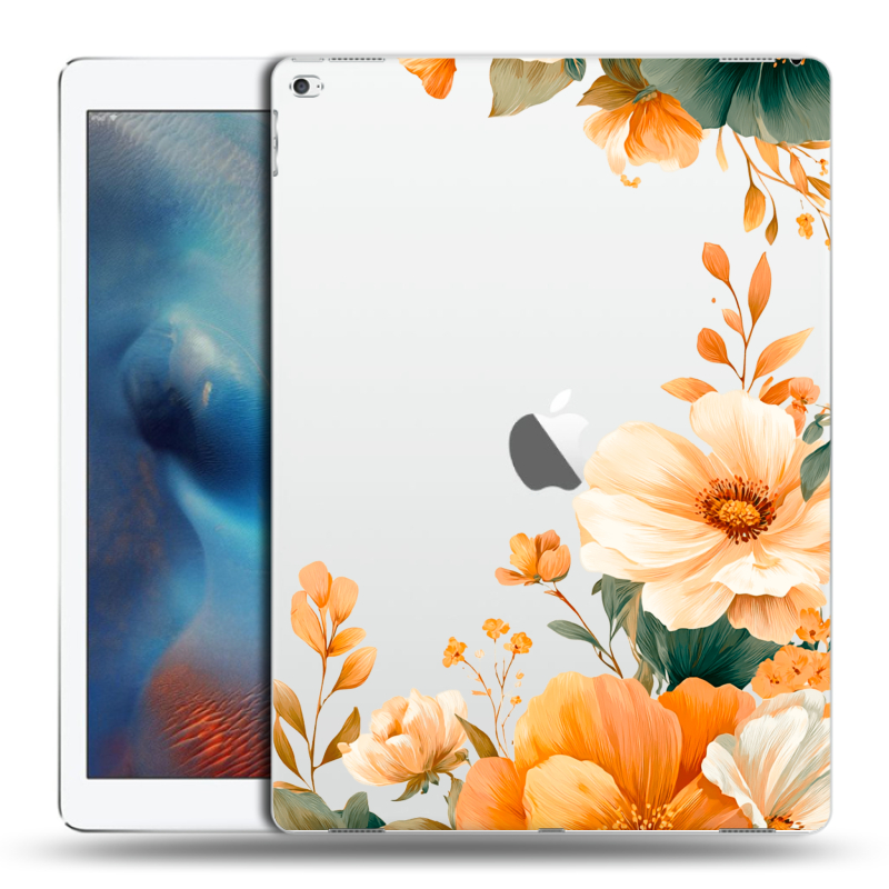 Пластиковый чехол на Ipad Pro с принтом Цветы принт Пластиковый чехол на Ipad Pro с принтом Цветы принт