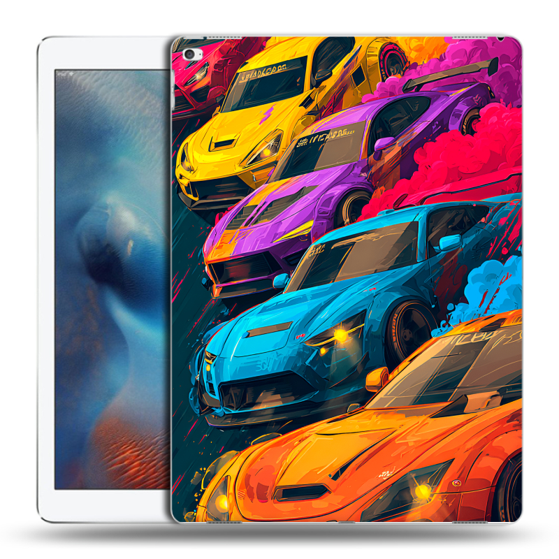 Пластиковый чехол на Ipad Pro с принтом Тачки Пластиковый чехол на Ipad Pro с принтом Тачки