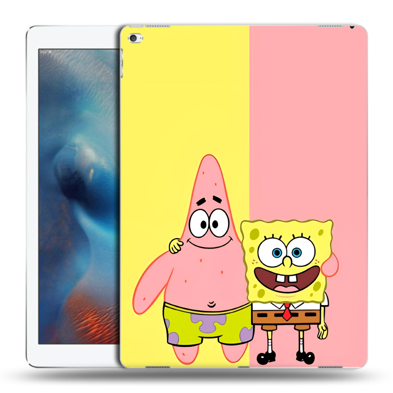 Пластиковый чехол на планшета Ipad Pro с принтом Спанч боб Спанчбоб Пластиковый чехол на планшета Ipad Pro с принтом Спанч боб Спанчбоб
