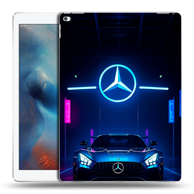 Силиконовый чехол на Ipad Pro с принтом Mercedes Мерседес Силиконовый чехол на Ipad Pro с принтом Mercedes Мерседес