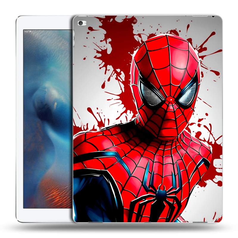 Силиконовый чехол на Ipad Pro с принтом Spiderman Человек паук Силиконовый чехол на Ipad Pro с принтом Spiderman Человек паук