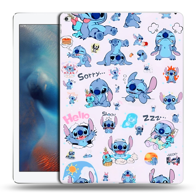 Пластиковый чехол на Ipad Pro с принтом Лило и Стич Пластиковый чехол на Ipad Pro с принтом Лило и Стич